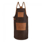 Buffalo Leather Apron with cross back straps - LAB Collector Hong Kong