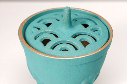 岩鑄 鑄鐵香爐-なみ/濤（土耳其藍）IWACHU Cast Iron Incense Burner(Turquoise Blue) - LAB Collector Hong Kong