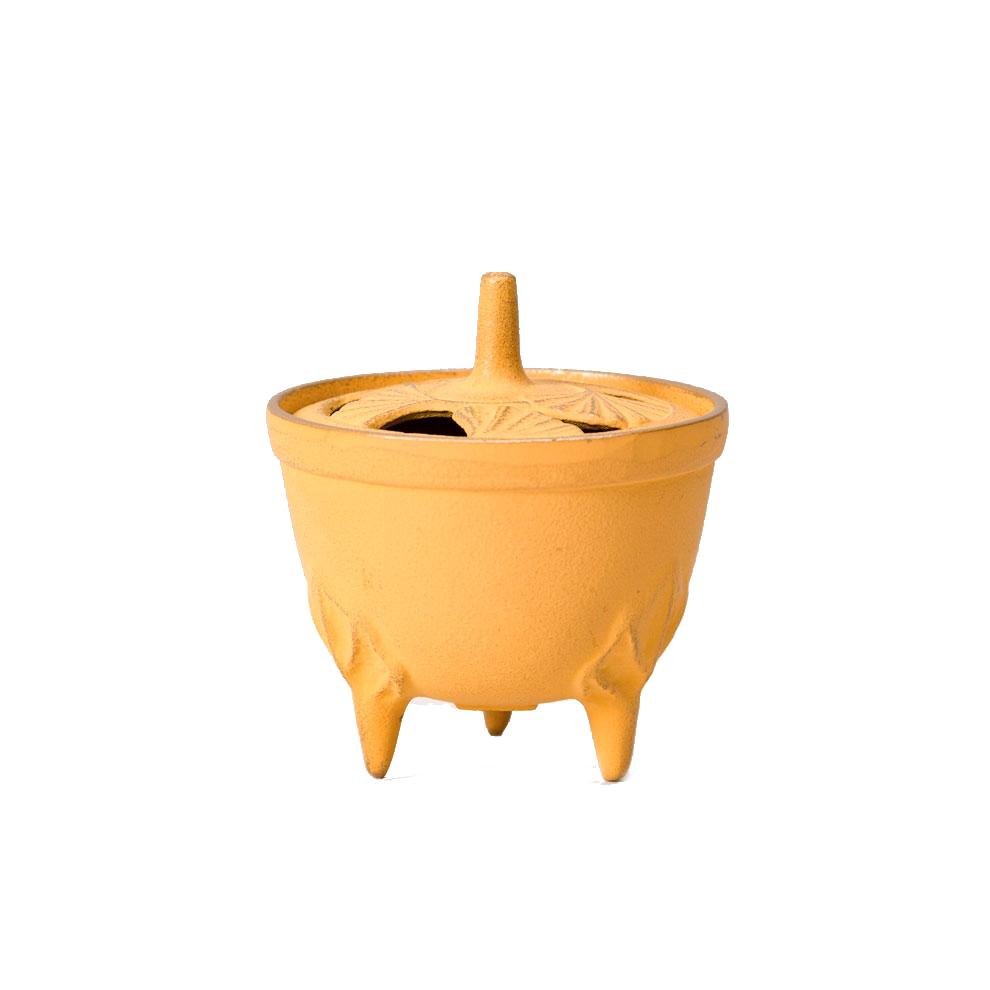 岩鑄 鑄鐵香爐-いちょう/銀杏（黃）IWACHU Cast Iron Incense Burner(Yellow) - LAB Collector Hong Kong